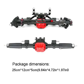 CNC Metal Front & Rear Portal Axle for 1/10 RC Crawler Car Axial SCX10 II 90046 24BE
CNC Metal Front & Rear Portal Axle for 1/10 RC Crawler Car Axial SCX10 II 90046 24BE