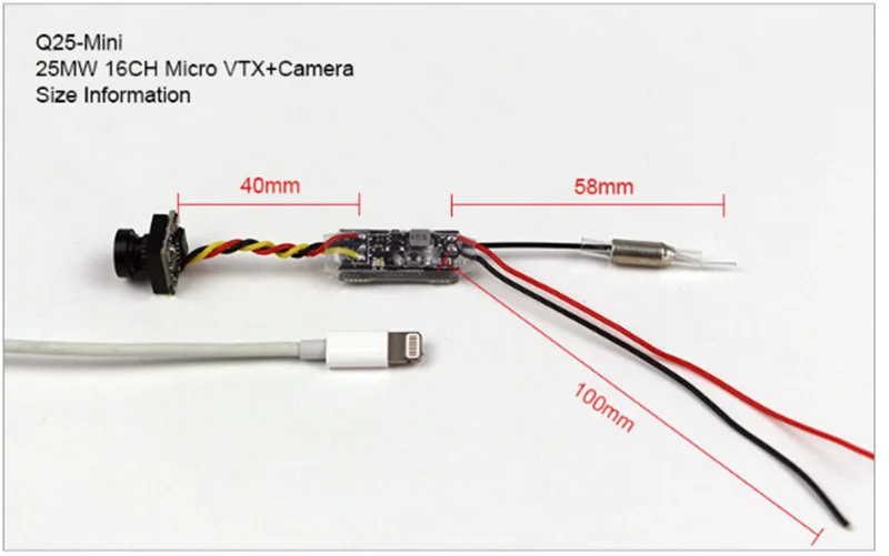 Hot 1PC Kingkong Q25 V2 Ultra Light 25MW 16CH Micro VTX + Camera W/Picture Transmission 5.8G 90GT 95GT for RC Drone FPV Spare Pa
Hot 1PC Kingkong Q25 V2 Ultra Light 25MW 16CH Micro VTX + Camera W/Picture Transmission 5.8G 90GT 95GT for RC Drone FPV Spare Pa