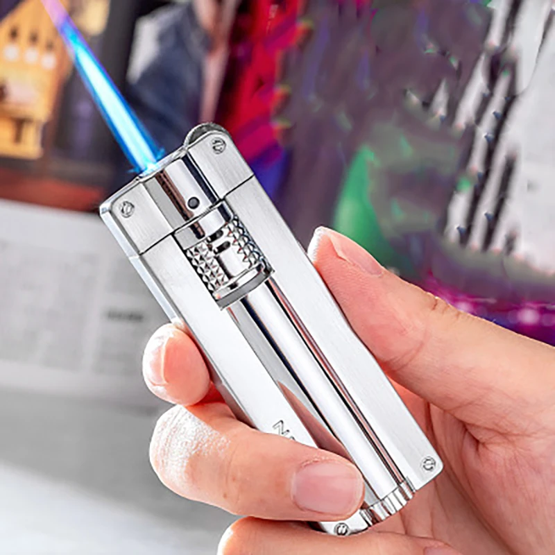 JOBON Butane Torch/Turbo Lighter Flint Gas Lighter 1300C Metal Cigarette Lighters Cigar Smoking Accessories Gadgets for Men
JOBON Butane Torch/Turbo Lighter Flint Gas Lighter 1300C Metal Cigarette Lighters Cigar Smoking Accessories Gadgets for Men