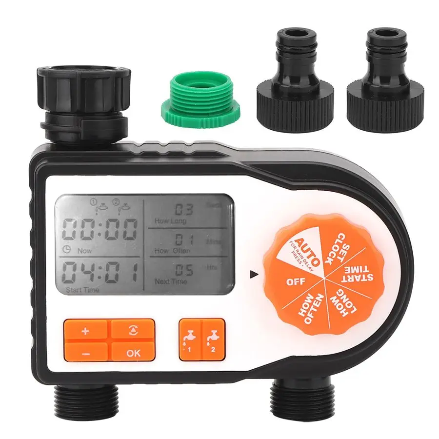Garden Automatic Watering Timer With LCD Display Waterproof Hose Timer Sprinkler Timer Faucet Digital Watering Timer For Garden
Garden Automatic Watering Timer With LCD Display Waterproof Hose Timer Sprinkler Timer Faucet Digital Watering Timer For Garden
