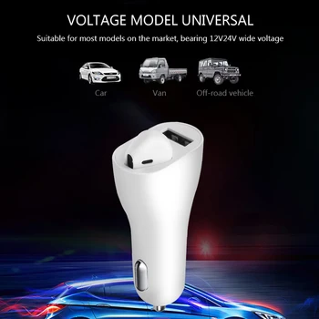 Bluetooth 5.0 Earphone Headset In-Ear Earbuds With Mic Handsfree 2 In 1 USB Car Charger Adapter 2.4A For Iphone Samsung Huawei
Bluetooth 5.0 Earphone Headset In-Ear Earbuds With Mic Handsfree 2 In 1 USB Car Charger Adapter 2.4A For Iphone Samsung Huawei