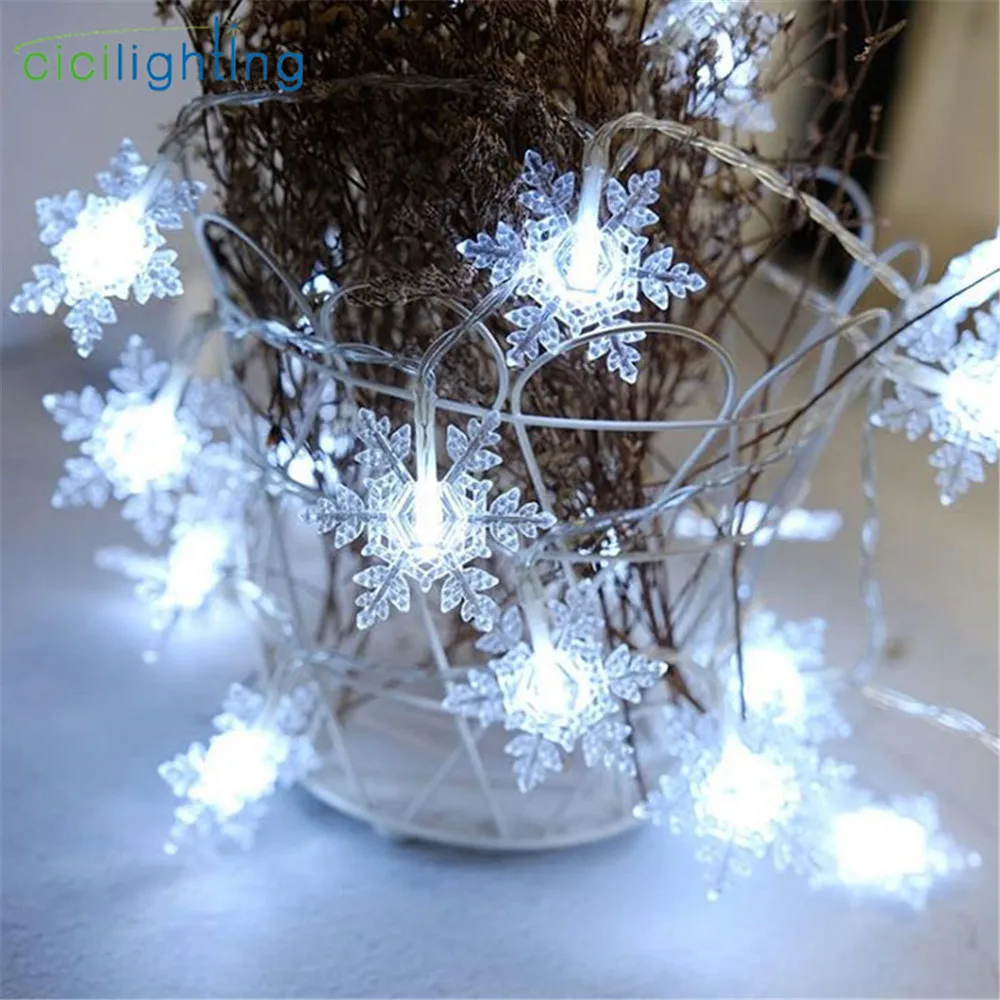 2019 New Design snowflake Fairy Garland LED String Light For Christmas Tree Home Indoor Decoration Battery Power cool white lamp
2019 New Design snowflake Fairy Garland LED String Light For Christmas Tree Home Indoor Decoration Battery Power cool white lamp