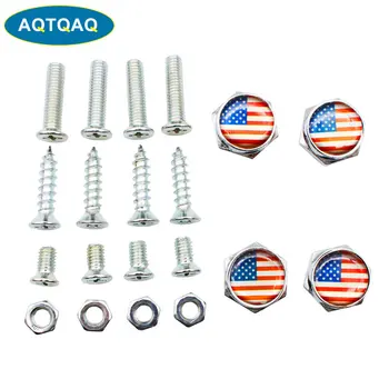 1Set Rust Resistant Metal License Plate Frame Universal Bolt Screws Fasteners with Chrome Screw Caps
1Set Rust Resistant Metal License Plate Frame Universal Bolt Screws Fasteners with Chrome Screw Caps