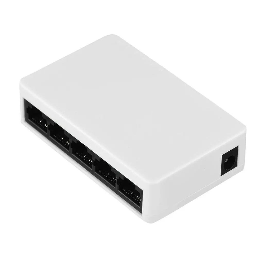 Desktop Switch Switcher 5-Port Fast Ethernet 10/100Mbps Desktop Switch Switcher Rj45 Lan Splitter Hub
Desktop Switch Switcher 5-Port Fast Ethernet 10/100Mbps Desktop Switch Switcher Rj45 Lan Splitter Hub
