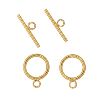 4sets Stainless Steel OT Toggle Clasps Toggle Clasps Buckle Connectors For DIY Bracelet Necklace Jewelry Making Finding Supplies
4sets Stainless Steel OT Toggle Clasps Toggle Clasps Buckle Connectors For DIY Bracelet Necklace Jewelry Making Finding Supplies