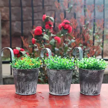 5PC Craft Old Iron Flower Bucket With Hooks Vintage Decorative Artificial Plants Succluents Bucket Printing Potted Flower Holder
5PC Craft Old Iron Flower Bucket With Hooks Vintage Decorative Artificial Plants Succluents Bucket Printing Potted Flower Holder
