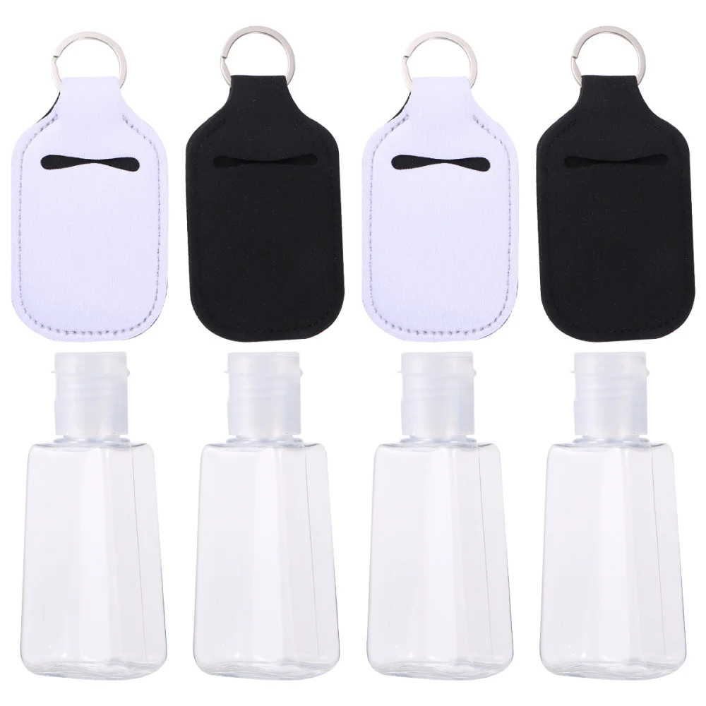 4 Set 30ml Empty Bottle and Keychain Holder Refillable Hand Sanitizer Bottles with Keychain Carriers for Soap Lotion and Liquids
4 Set 30ml Empty Bottle and Keychain Holder Refillable Hand Sanitizer Bottles with Keychain Carriers for Soap Lotion and Liquids