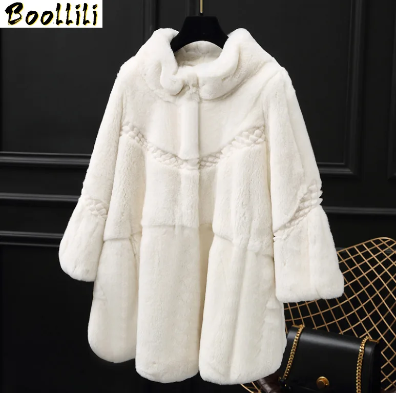 Boollili Real Rabbit Fur Coat Female Korean Long Jacket Winter Coat Women Clothes 2020 Warm Natural Fur Coats Manteau Femme 
Boollili Real Rabbit Fur Coat Female Korean Long Jacket Winter Coat Women Clothes 2020 Warm Natural Fur Coats Manteau Femme
