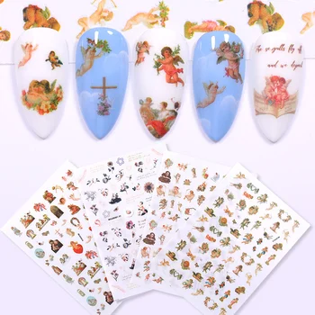 1 Sheet 3D Angel Pattern Nail Sticker Daisy Colorful Flower And Leaf Pattern Nail Decal Stickers DIY Nail Decoration
1 Sheet 3D Angel Pattern Nail Sticker Daisy Colorful Flower And Leaf Pattern Nail Decal Stickers DIY Nail Decoration