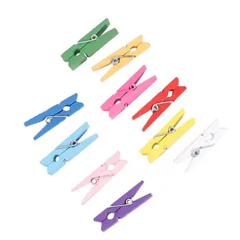 30pcs Multicolor Natural Wooden Photo Clips Mini Clothes Pins Multi-function Paper Message Pegs (3.5x0.7cm)
30pcs Multicolor Natural Wooden Photo Clips Mini Clothes Pins Multi-function Paper Message Pegs (3.5x0.7cm)