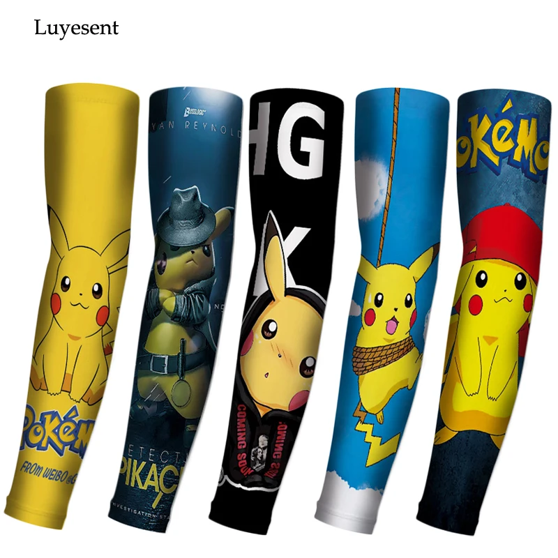 10 Patterns Ice Fabric Unisex Cartoon "Pokemon-Pikachu" Print Manga Arm Warmers UV Protect Elbow Sleeve Sport Outdoor Women Men
10 Patterns Ice Fabric Unisex Cartoon "Pokemon-Pikachu" Print Manga Arm Warmers UV Protect Elbow Sleeve Sport Outdoor Women Men