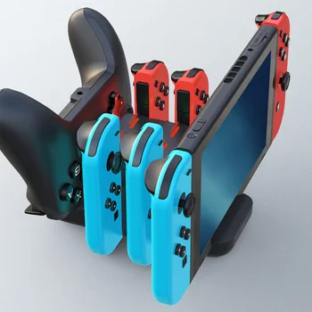 New Portable Multifunctional 6 in 1 Controller Charging Dock Gaming Console Power Adapter Station Game Charger for Switch JoyCon
New Portable Multifunctional 6 in 1 Controller Charging Dock Gaming Console Power Adapter Station Game Charger for Switch JoyCon