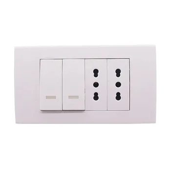 1 Pcs Italy Three-hole Socket With Switch Italy 118 Engineering Switch Socket Italian Switch Socket Electrical Sockets 250 / 10A
1 Pcs Italy Three-hole Socket With Switch Italy 118 Engineering Switch Socket Italian Switch Socket Electrical Sockets 250 / 10A