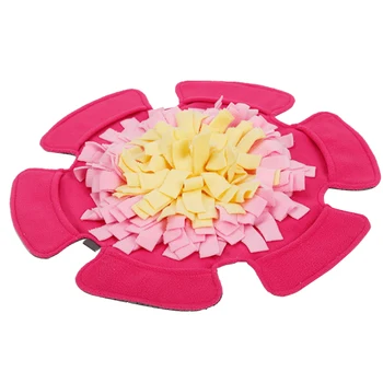 Dog Puzzle Toys Pet Snuffle Mat Feeding Mat Flower Shape Sniffing Training Pad For Dog Release Stress
Dog Puzzle Toys Pet Snuffle Mat Feeding Mat Flower Shape Sniffing Training Pad For Dog Release Stress