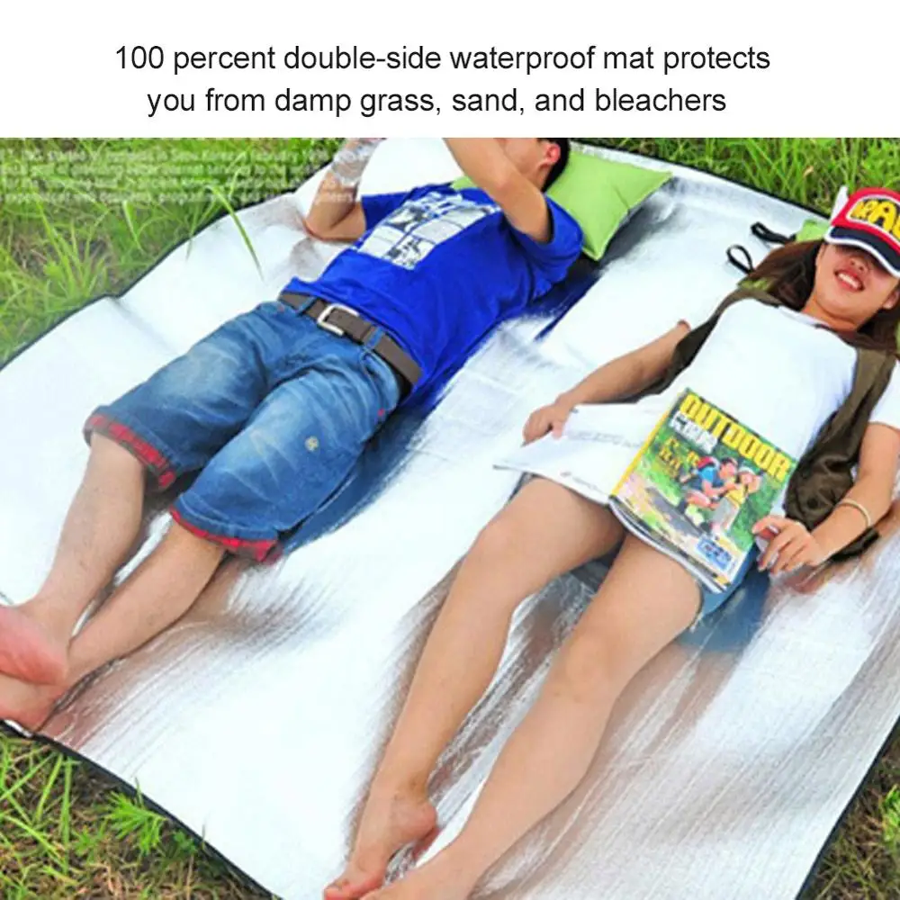 Camping Mat Aluminum Foil EVA Foam Tent Mat Beach Mattress fold Sleeping Blanket Waterproof Ultralight Outdoor Picnic Pad
Camping Mat Aluminum Foil EVA Foam Tent Mat Beach Mattress fold Sleeping Blanket Waterproof Ultralight Outdoor Picnic Pad