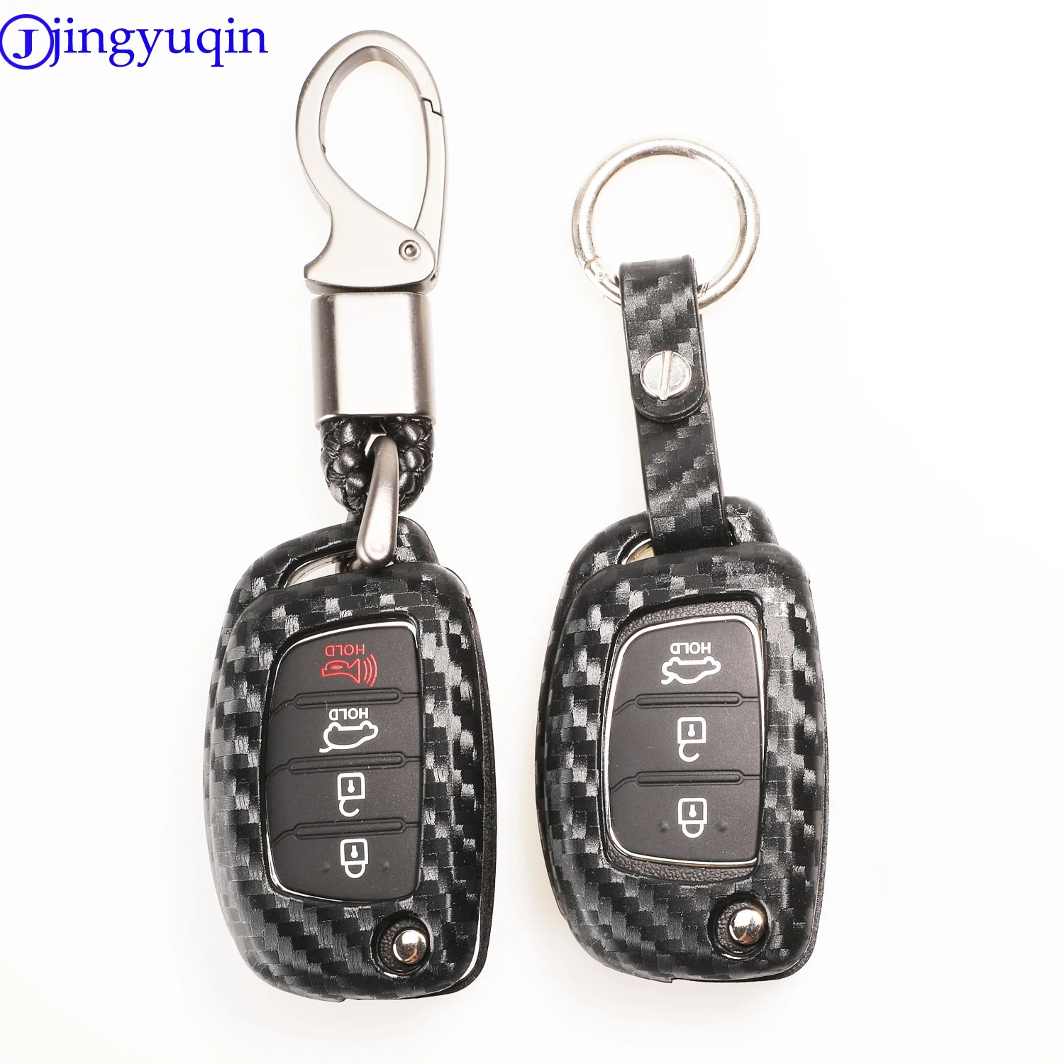 jingyuqin Carbon Silicone Key Fob Shell Cover Case For Hyundai Creta I10 I20 Tucson Elantra Santa Fe 2016 2017 2018
jingyuqin Carbon Silicone Key Fob Shell Cover Case For Hyundai Creta I10 I20 Tucson Elantra Santa Fe 2016 2017 2018