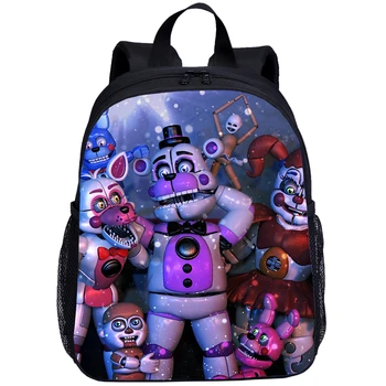 Small Backpacks Kids Boys Girls Cartoon Five Nights At Freddy's Printed School Bag Kindergarten 13 Inch Bookbag Mochila Escolar 
Small Backpacks Kids Boys Girls Cartoon Five Nights At Freddy's Printed School Bag Kindergarten 13 Inch Bookbag Mochila Escolar