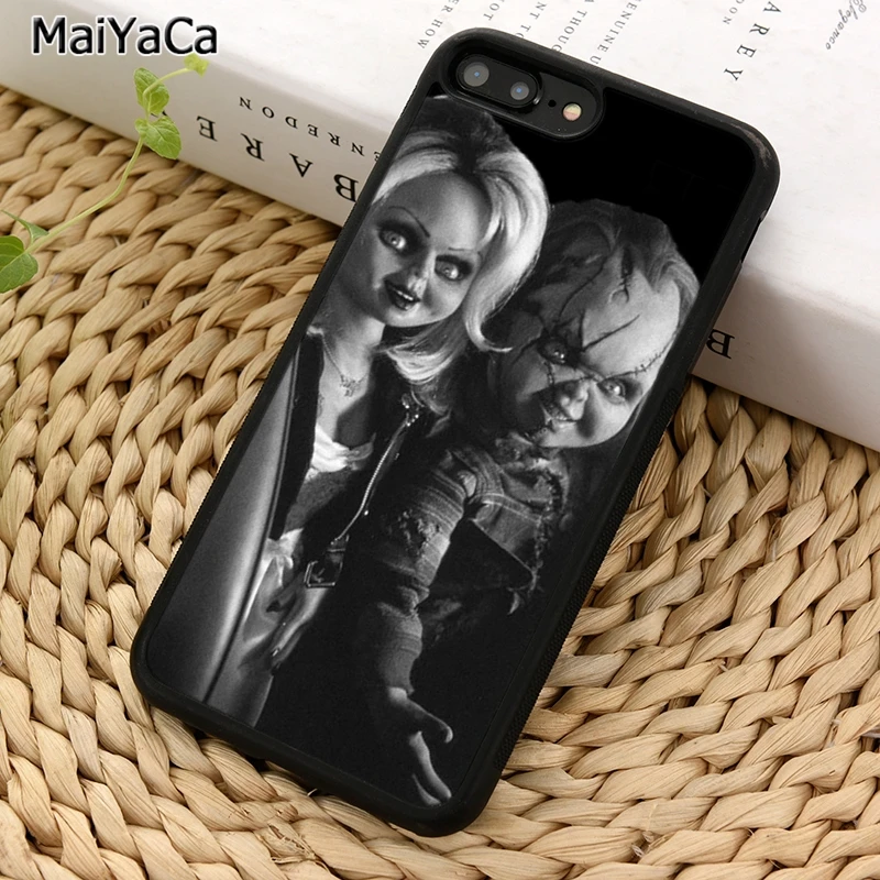 MaiYaCa Чаки Кукла ужас фильм чехол для телефона iPhone X XR XS 11 12 13 Pro MAX 5 6 7 8 Plus Samsung Galaxy S8 S9