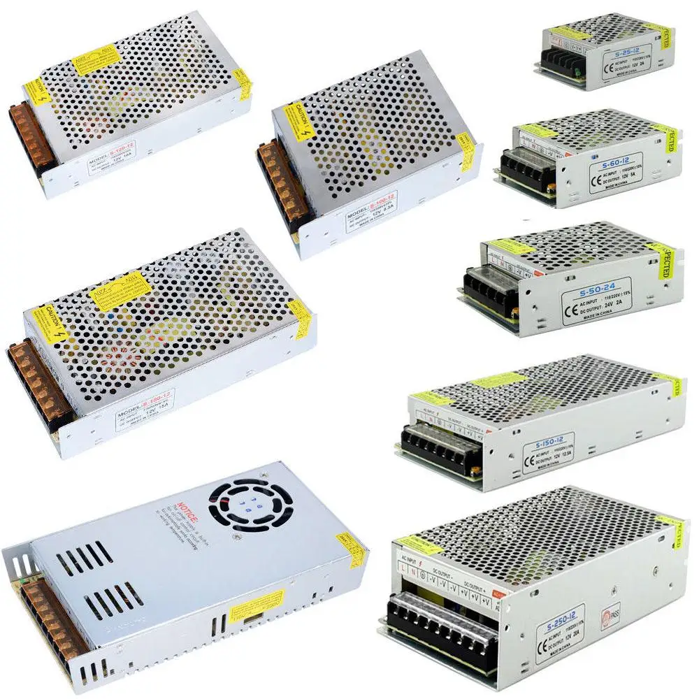 DC 24 Volt SMPS Universal Power Supply Switching AC/DC 24V 1A 2A 3A 5A 10A 15A 21A 30A Power Adapter Transformer LED Light Strip
DC 24 Volt SMPS Universal Power Supply Switching AC/DC 24V 1A 2A 3A 5A 10A 15A 21A 30A Power Adapter Transformer LED Light Strip