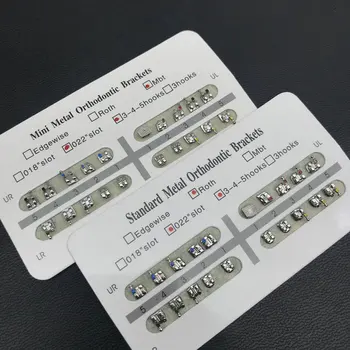 20pcs/set Dental Mini MBT/Standard Roth Bracket 0.022 Slot 345 Hook Orthodontic Braces Bracket for Dental Clinic
20pcs/set Dental Mini MBT/Standard Roth Bracket 0.022 Slot 345 Hook Orthodontic Braces Bracket for Dental Clinic