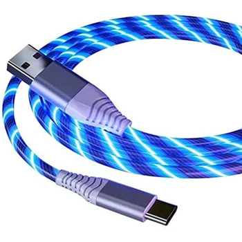 HOT-LED Type-C Phone Charging Cable USB C Flowing Light USB Cords for Samsung Galaxy S10 Note9 8,LG V30,Google Pixel
HOT-LED Type-C Phone Charging Cable USB C Flowing Light USB Cords for Samsung Galaxy S10 Note9 8,LG V30,Google Pixel