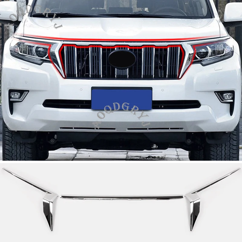 Автомобильный Стайлинг для Toyota Land Cruiser Prado fj150 2018-2019 хромированный ABS передний бампер решетка и головные фары молдинг отделка Крышка отделка
Автомобильный Стайлинг для Toyota Land Cruiser Prado fj150 2018-2019 хромированный ABS передний бампер решетка и головные фары молдинг отделка Крышка отделка