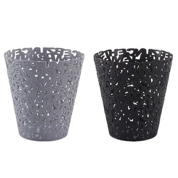 2 Pcs Creative Letter Trash Can Waste Bins Household Living Room Bedroom Lidless Plastic Paper Basket Kitchen Simple Garbage Can
2 Pcs Creative Letter Trash Can Waste Bins Household Living Room Bedroom Lidless Plastic Paper Basket Kitchen Simple Garbage Can