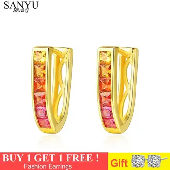 Genuine 925 Silver Round Red Topaz Gemstone Circle Hoop Earrings for Women Gold Color Sterling Silver Earrings Jewelry Gift
Genuine 925 Silver Round Red Topaz Gemstone Circle Hoop Earrings for Women Gold Color Sterling Silver Earrings Jewelry Gift