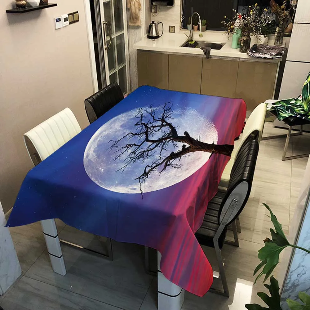 Moon Night Planet Print Rectangle Tablecloth Square Print Navy Table Cover Home Textile Home Garden Kitchen Mariage Decoration
Moon Night Planet Print Rectangle Tablecloth Square Print Navy Table Cover Home Textile Home Garden Kitchen Mariage Decoration