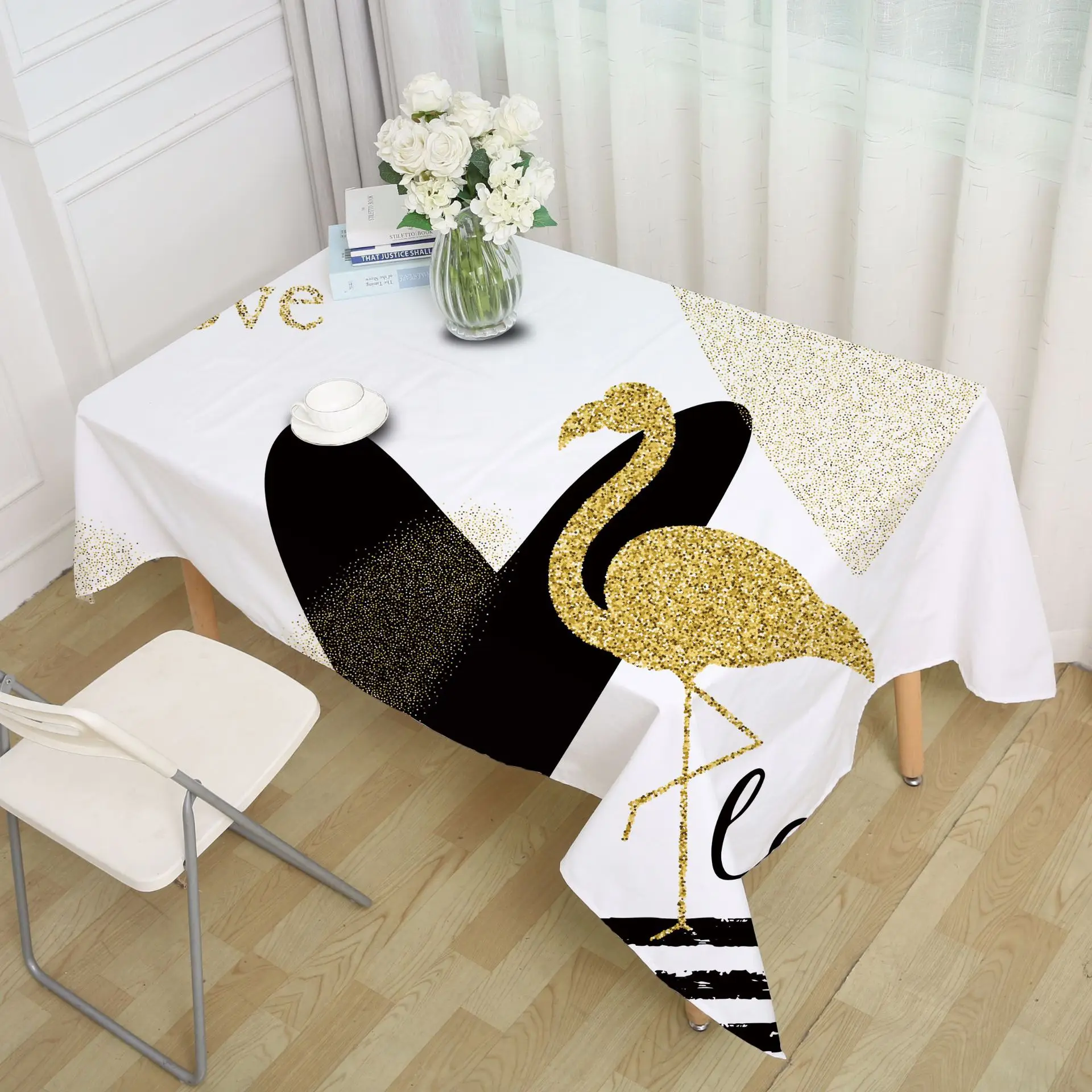 1Pcs/lot European simple party dining tablecloth bronzing tablecloth square desk cloth manteles para mesa rectangulares en tela
1Pcs/lot European simple party dining tablecloth bronzing tablecloth square desk cloth manteles para mesa rectangulares en tela