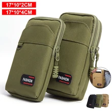 Outdoor EDC Waist Phone Bag Single/Double Layer Bag Molle Pouch Zipper Waist Pouch Waterproof Oxford For Outdoor Camping Hunting
Outdoor EDC Waist Phone Bag Single/Double Layer Bag Molle Pouch Zipper Waist Pouch Waterproof Oxford For Outdoor Camping Hunting