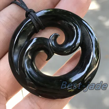 Double Fish hook pendant Natural Black Green Nephrite Round Maori pendant Australian jade Female Necklace Greenstone Hawaii gift
Double Fish hook pendant Natural Black Green Nephrite Round Maori pendant Australian jade Female Necklace Greenstone Hawaii gift
