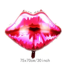 

1pc Wedding Lips Kiss Me Foil Balloon For Valentines Day Decoration Wedding Anniversary Spa Party Adult Air Globos Mariage Toys