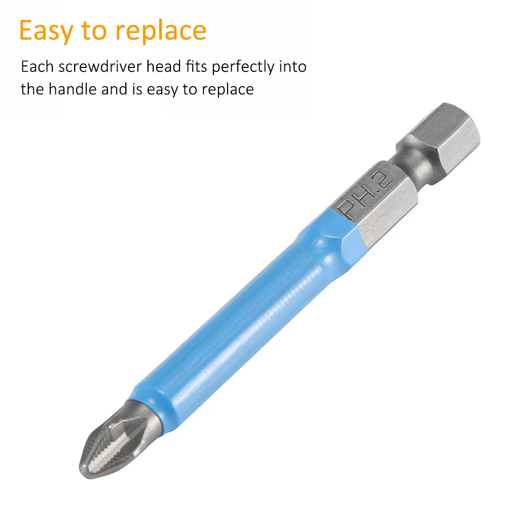 10pc PH2 25/65/90/127/150mm Magnetic Screwdriver Bit Set Hex Shank Anti Slip Electric Power Tool Accessories
10pc PH2 25/65/90/127/150mm Magnetic Screwdriver Bit Set Hex Shank Anti Slip Electric Power Tool Accessories