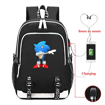 Sonic Dabbing USB Charge Backpack Men Women Boys Girls Rucksacks Men Women USB Charging School Knapsacks for Boys Girls
Sonic Dabbing USB Charge Backpack Men Women Boys Girls Rucksacks Men Women USB Charging School Knapsacks for Boys Girls