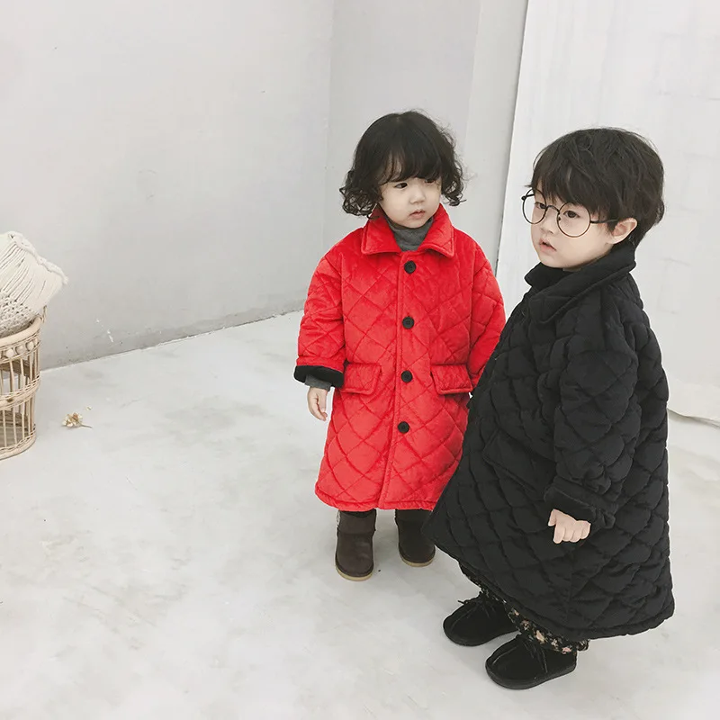 Autumn And Winter Children Liz Velvet Padded Thick Cotton-padded Clothes Men And Women Child Baby Mid-length plus Velvet Cotton
Autumn And Winter Children Liz Velvet Padded Thick Cotton-padded Clothes Men And Women Child Baby Mid-length plus Velvet Cotton