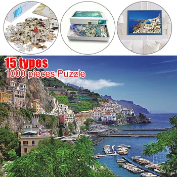 1000 Pieces Jigsaw Puzzles Landscape Picture Wooden Puzzle Adult Kids Games Assembling Educational Toys 
1000 Pieces Jigsaw Puzzles Landscape Picture Wooden Puzzle Adult Kids Games Assembling Educational Toys