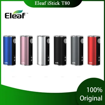 New Original Eleaf iStick T80 Battery Mod 3000mAh Built-in Battery & Type-C Charging Port & LED Display E-cig Vape Mod VS Pico
New Original Eleaf iStick T80 Battery Mod 3000mAh Built-in Battery & Type-C Charging Port & LED Display E-cig Vape Mod VS Pico
