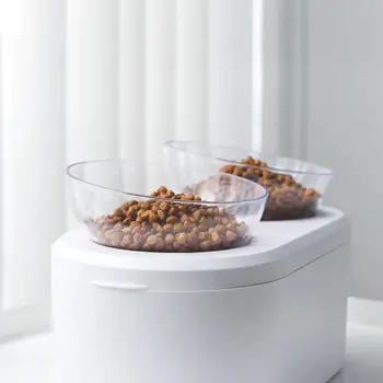 LanLan Pet Cats Kitten Removable Oblique Dual Food Bowl Feeder with Non-slip Holder Case
LanLan Pet Cats Kitten Removable Oblique Dual Food Bowl Feeder with Non-slip Holder Case