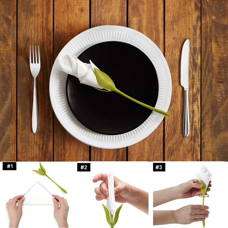 Flower Napkin Holders for Tables Serviette Holder Rack Plastic Twist Flower Buds Serviette Holders Plus Party Decor Napkin Clip
Flower Napkin Holders for Tables Serviette Holder Rack Plastic Twist Flower Buds Serviette Holders Plus Party Decor Napkin Clip