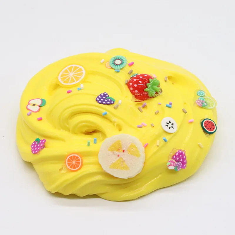 2019NEW Fruit Charm Fluffy slime foam fimo clay DIY magic sand Charms Gum Polymer Clay Animal slime glitter Decompression toys
2019NEW Fruit Charm Fluffy slime foam fimo clay DIY magic sand Charms Gum Polymer Clay Animal slime glitter Decompression toys