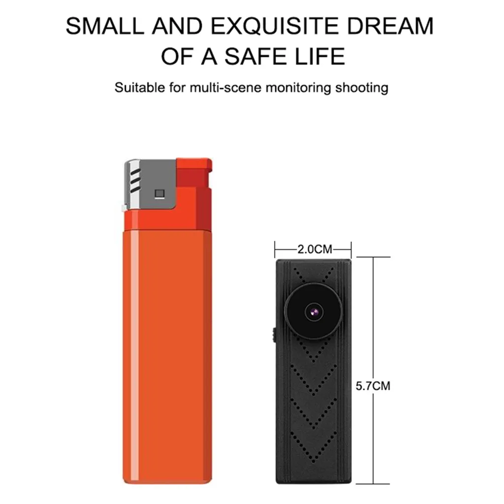 Mini Camera WIFI 4K HD Night Version Portable Remote Video Recorder Wide Angle 2 Million Pixels Tf Card Finger Size #20
Mini Camera WIFI 4K HD Night Version Portable Remote Video Recorder Wide Angle 2 Million Pixels Tf Card Finger Size #20