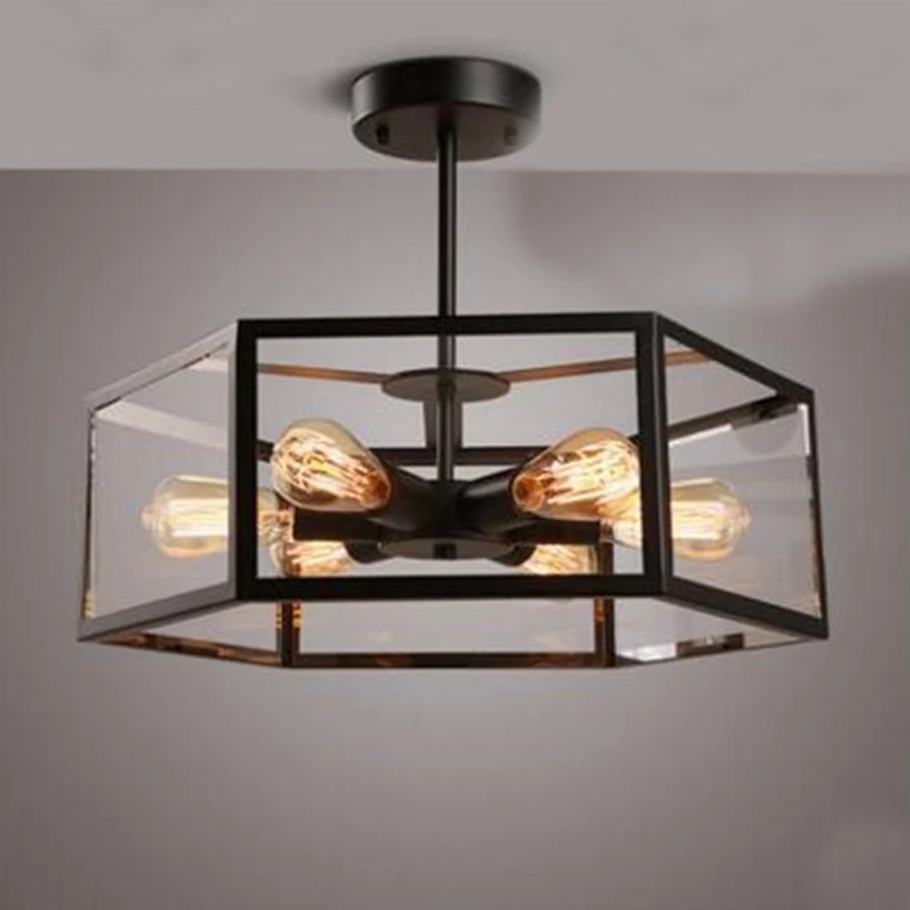 retro iron chandeliers Industrial glass chandelier box six lamp lights Restaurant bar cafe bedroom creative decor loft lamp
retro iron chandeliers Industrial glass chandelier box six lamp lights Restaurant bar cafe bedroom creative decor loft lamp