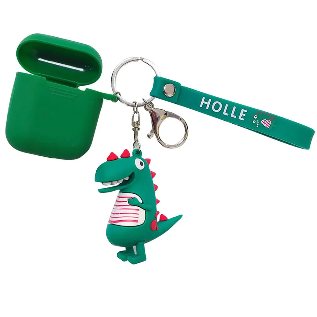 Cute Little Dinosaur Keychain Metal Key Chain Silicone Protective Case For Airpods Cover Wireless Headset Cover
Cute Little Dinosaur Keychain Metal Key Chain Silicone Protective Case For Airpods Cover Wireless Headset Cover