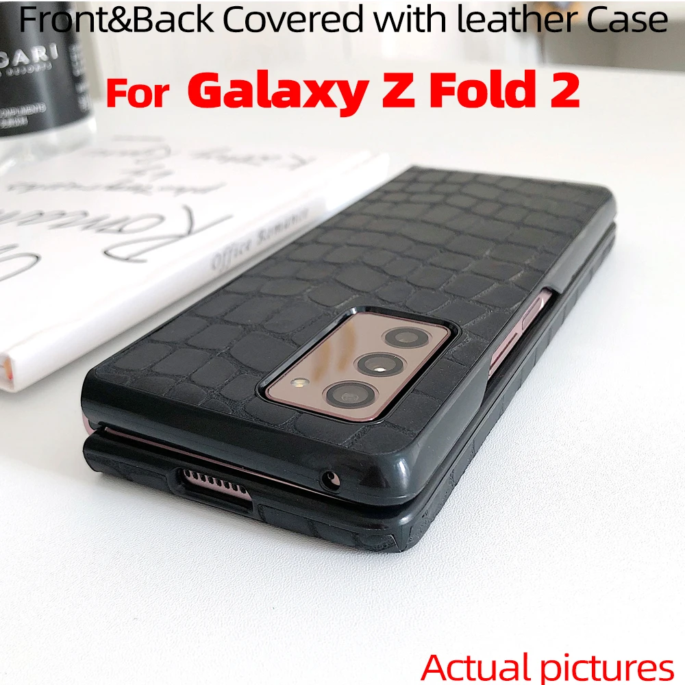 For Galaxy Z Fold 2 Case for Galaxy Z Fold2 5G front and back covered with crocodile leather Case For Galaxy Z Fold2 5G Case
For Galaxy Z Fold 2 Case for Galaxy Z Fold2 5G front and back covered with crocodile leather Case For Galaxy Z Fold2 5G Case