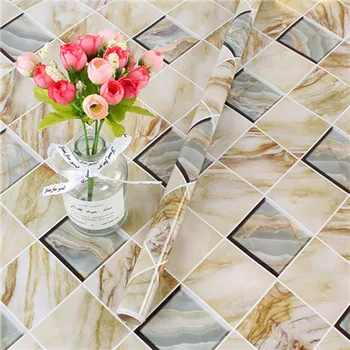 Marble wallpaper kitchen Wall wallpaper Anti-oil paste Self-adhesive foil waterproof bathroom wall stickers vinyl wallpaper
Marble wallpaper kitchen Wall wallpaper Anti-oil paste Self-adhesive foil waterproof bathroom wall stickers vinyl wallpaper