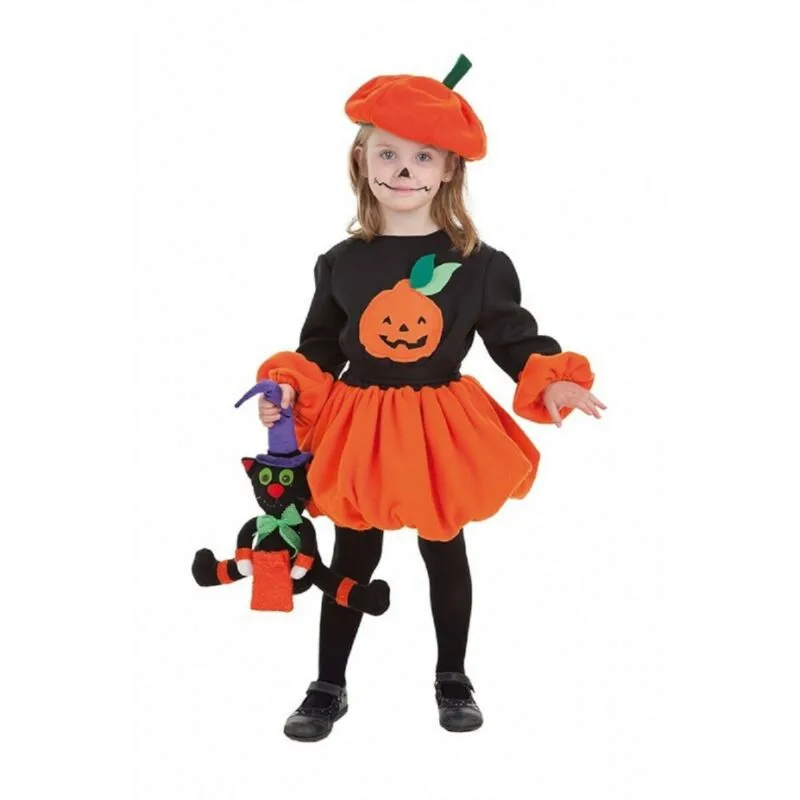 2019 Halloween Baby Girls Clothes Set Long Sleeve Pumpkin Dress Girls Hats Set Black Orange Patchwork Autumn Dress Girls Suits 
2019 Halloween Baby Girls Clothes Set Long Sleeve Pumpkin Dress Girls Hats Set Black Orange Patchwork Autumn Dress Girls Suits