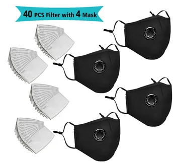 4pc Washable Dustproof Pm2.5 Anti-fog Mask Filter Reusable Mask With Breathing Valve Activated Filter Respirator Mouth-muffle
4pc Washable Dustproof Pm2.5 Anti-fog Mask Filter Reusable Mask With Breathing Valve Activated Filter Respirator Mouth-muffle
