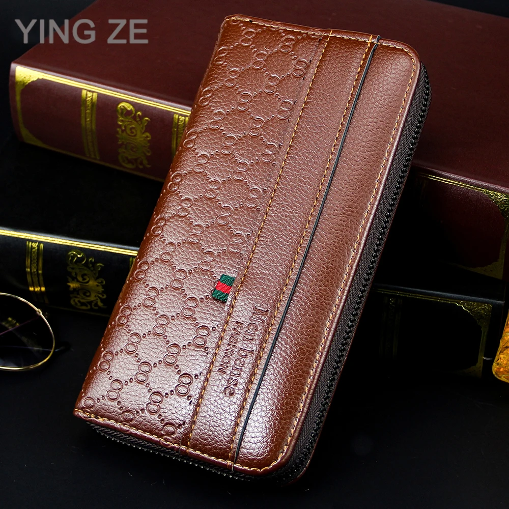 Leather Zipper Men Clutch Bag Luxury Wallet Carteira Functional Purse Large Capacity Male Card Holder MenBense Business 
Leather Zipper Men Clutch Bag Luxury Wallet Carteira Functional Purse Large Capacity Male Card Holder MenBense Business