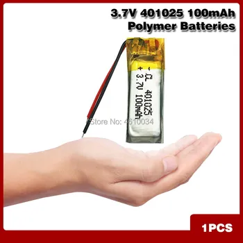 401025 polymer lithium battery Bluetooth headset self timer charging universal 3.7V 100mAh micro core Li-ion Cell Rechargeable
401025 polymer lithium battery Bluetooth headset self timer charging universal 3.7V 100mAh micro core Li-ion Cell Rechargeable